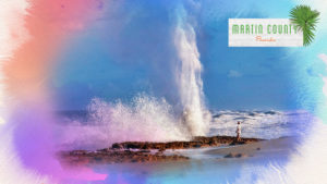 Crashing waves